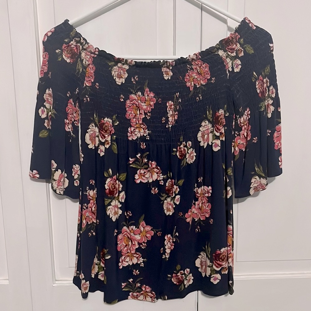 Off the Shoulder Floral Top